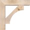 Ekena Millwork Westlake Block Smooth Bracket w/ Offset Brace, Douglas Fir, 7 1/2"W x 32"D x 32"H BKT0806X32X32WTL05SDF - alternate 2